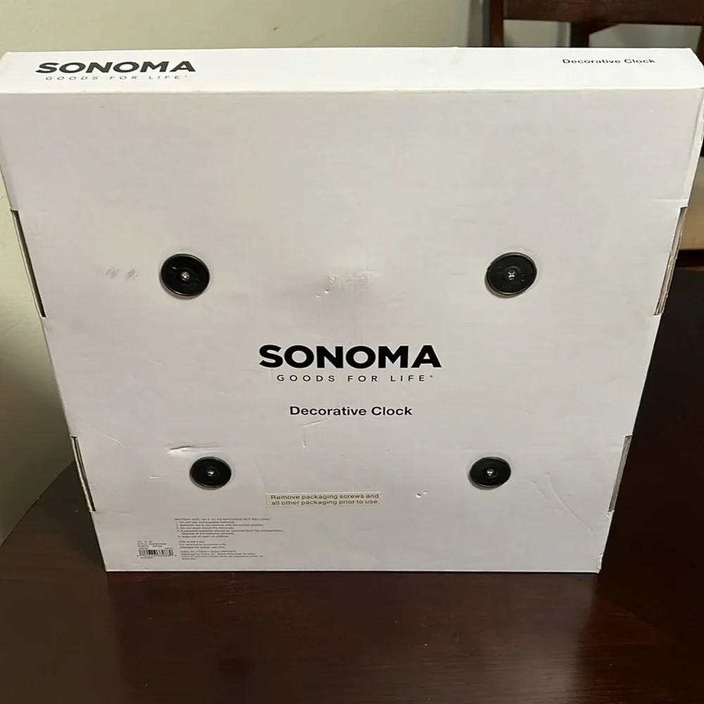 This Sonoma Goods For Life Two Tone Wall Clock